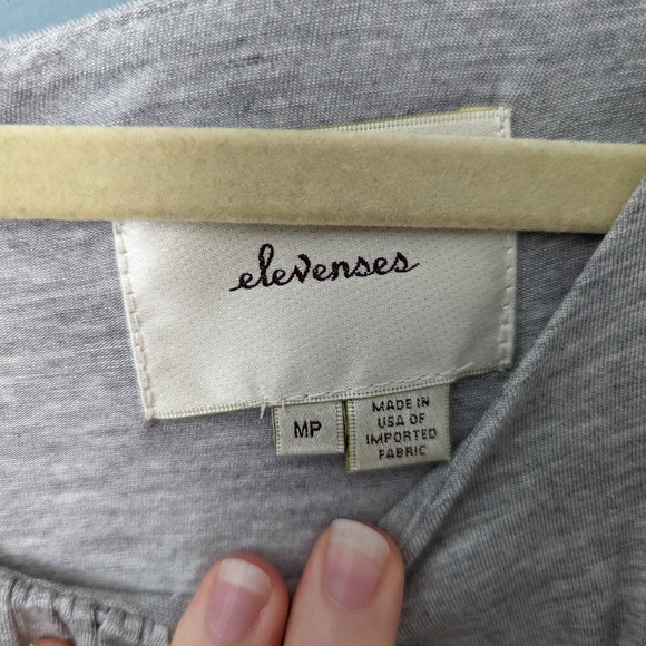 Anthropologie Colorblocked Jersey jumpsuit Grey Medium - Picture 3 of 7